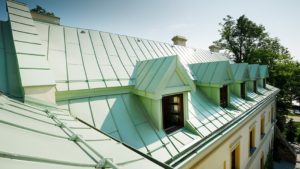 Алюминиевая кровля Система PREFALZ 45 Бронзовый Prefa